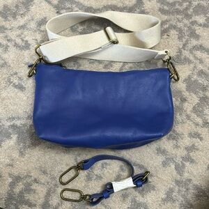 Madewell Cobalt Blue purse w/ two straps